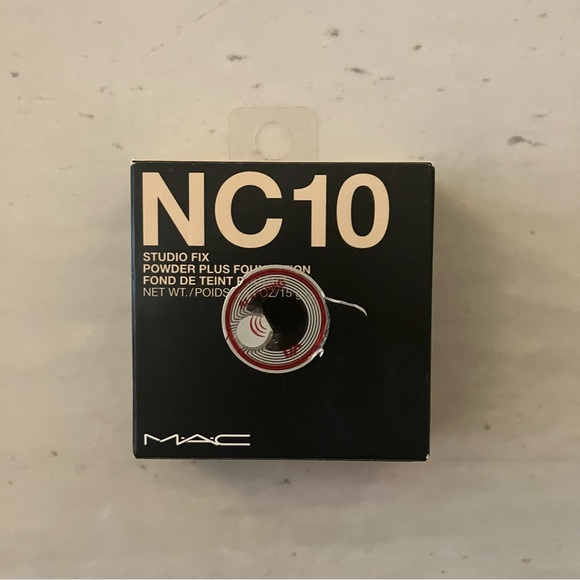 MAC Studio Fix Powder Plus Foundation - NC10, 0.52oz NIB Contains Talc Original - Picture 1 of 16